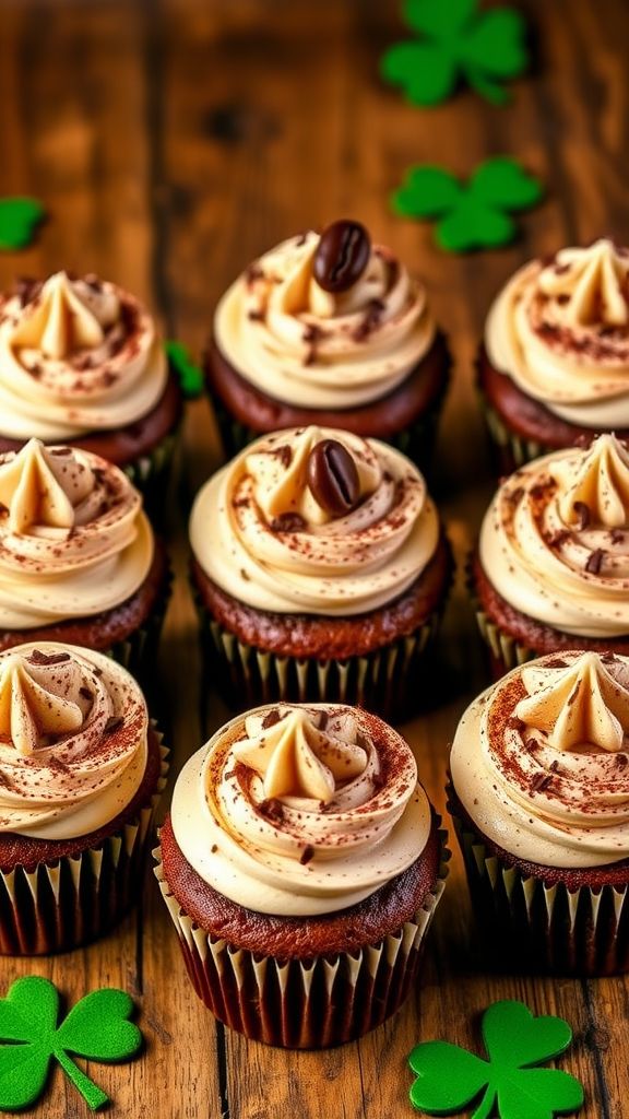 Irish Coffee Delight Cupcakes