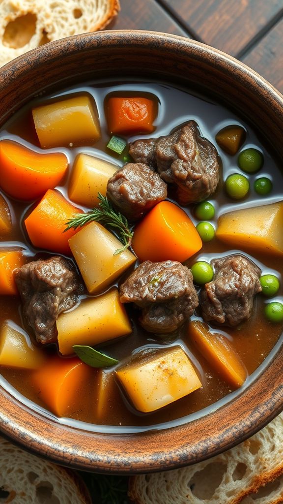 Irish Lamb Stew with Root Vegetables  