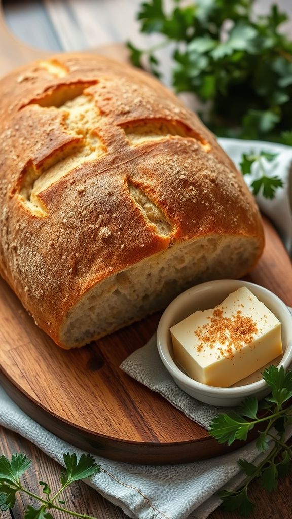 Irish Soda Bread with Whiskey Butter  