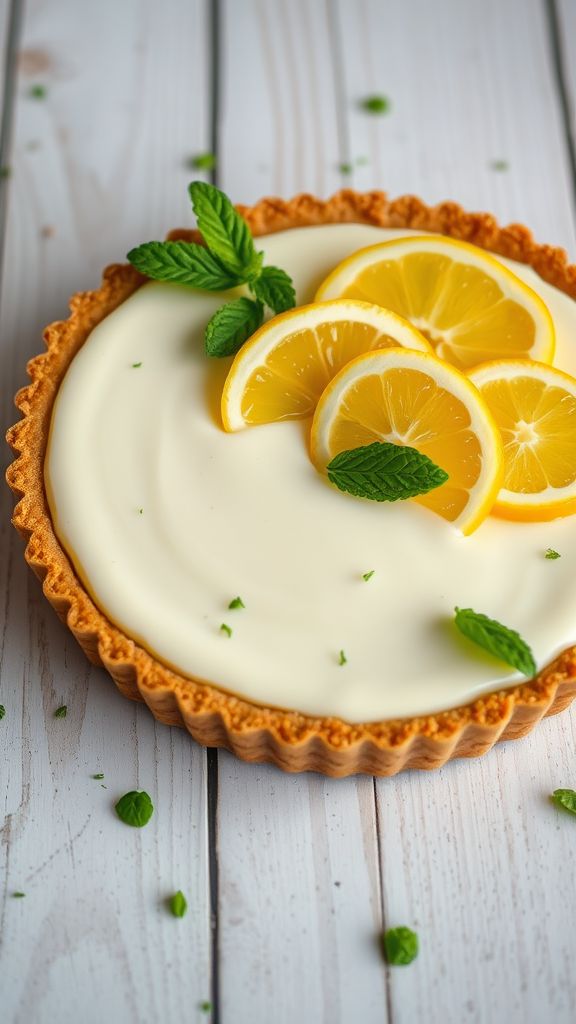 Lemon Cream Cheese Tart  