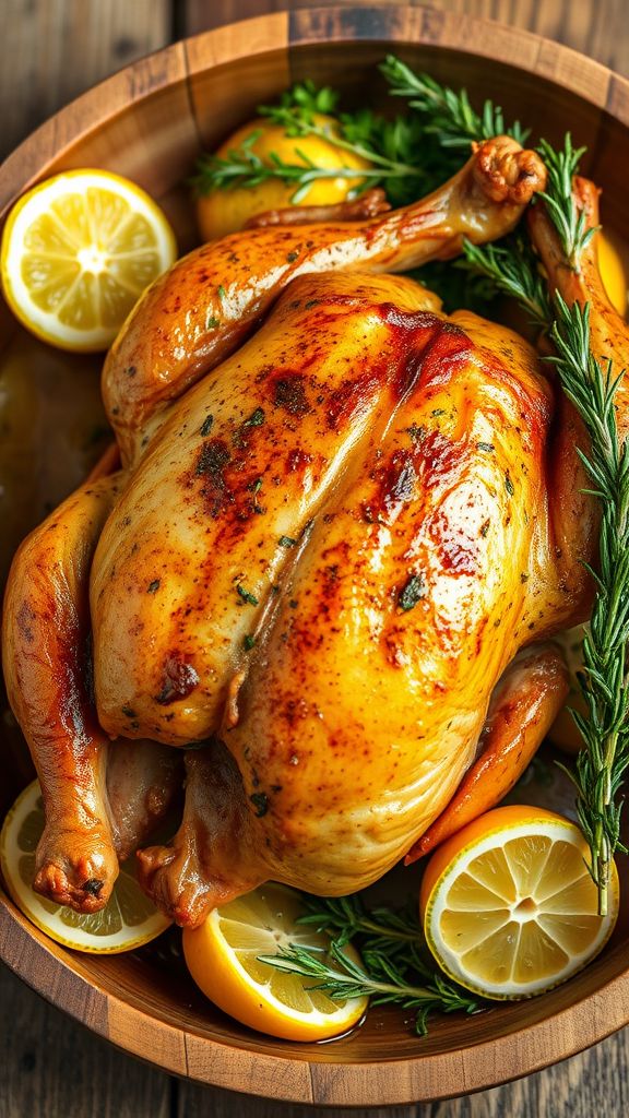 Lemon Herb Roasted Chicken  