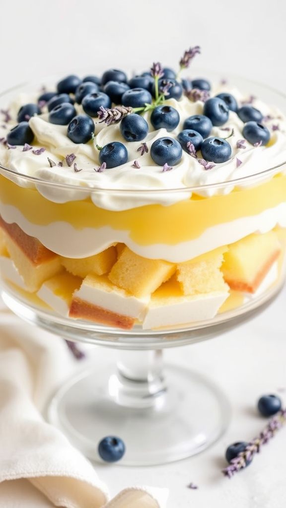 Lemon Lavender Easter Trifle