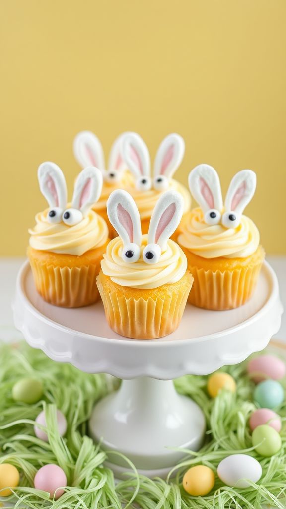 Lemon Zest Bunny Cupcakes