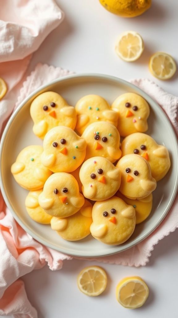 Lemon Zest Chick Cookies  