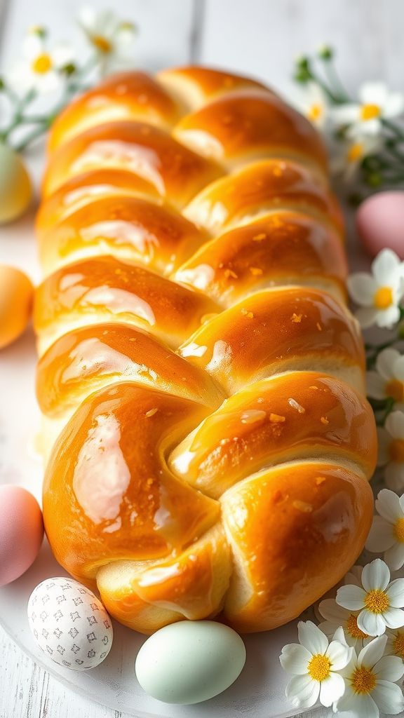 Lemon Zest Easter Braided Loaf