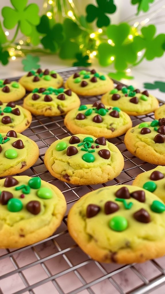 Leprechaun Chocolate Chip Cookies  