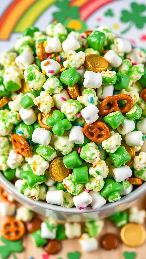 Leprechaun Popcorn Mix  