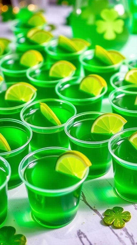 Lime Jello Shots