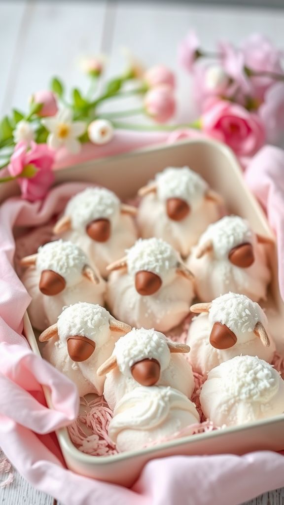 Little Lamb Meringues  