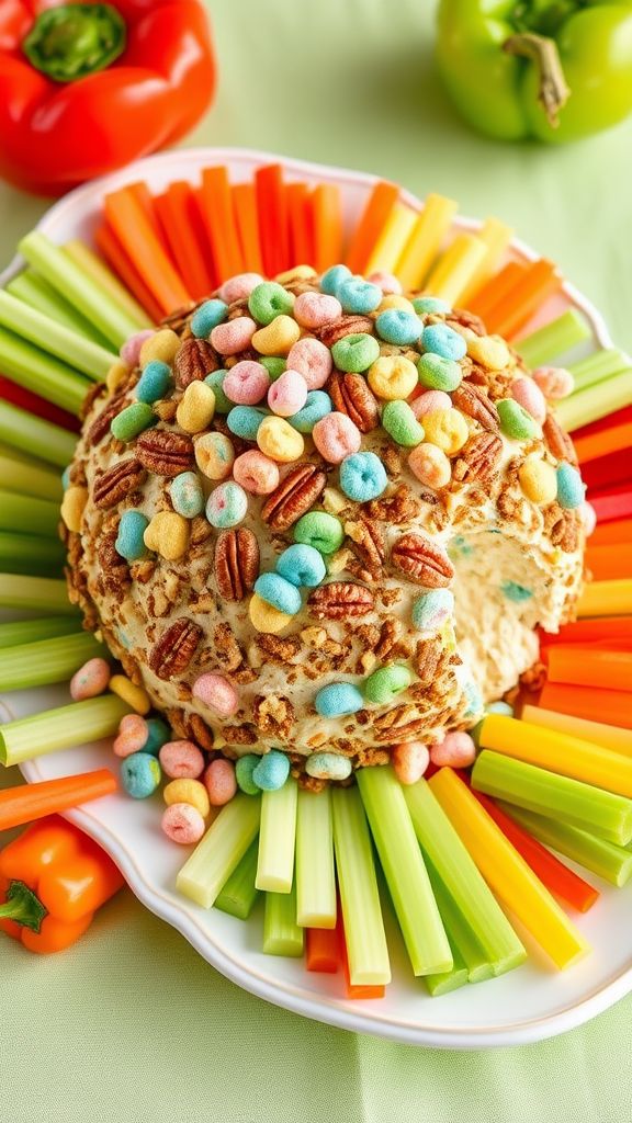 Lucky Charm Cheese Ball  