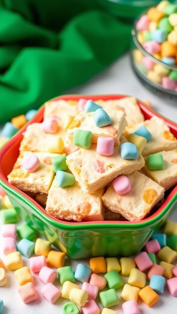 Lucky Charms Marshmallow Treats  