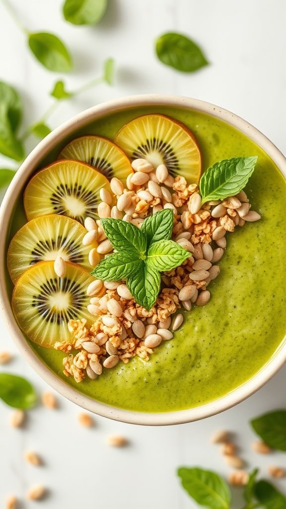 Lucky Green Smoothie Bowl  