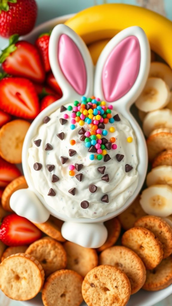 Marshmallow Fluff Bunny Dip  