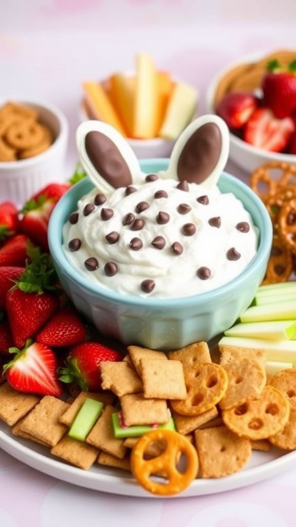 Marshmallow Fluff Bunny Dip  