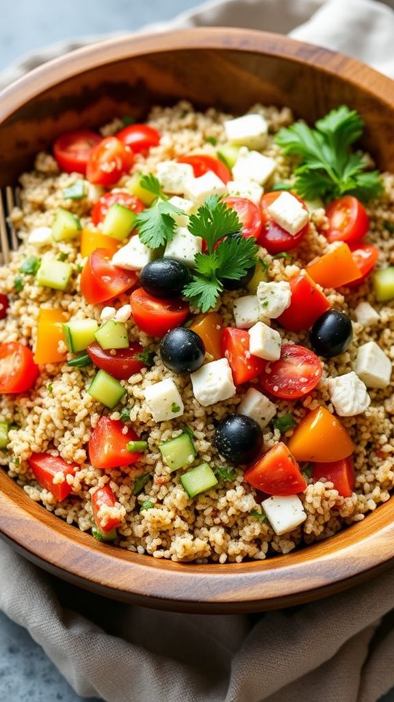 Mediterranean Quinoa Salad  