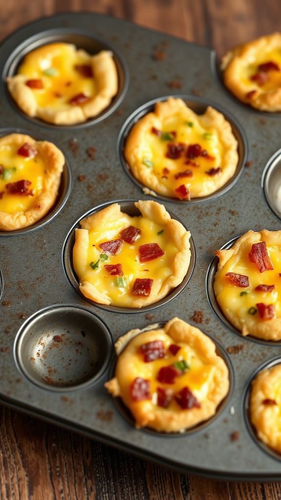 Mini Quiche Lorraine Muffins