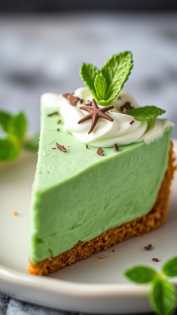 Minty Grasshopper Pie