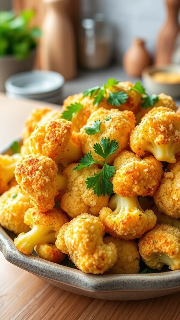 Parmesan Crusted Cauliflower  