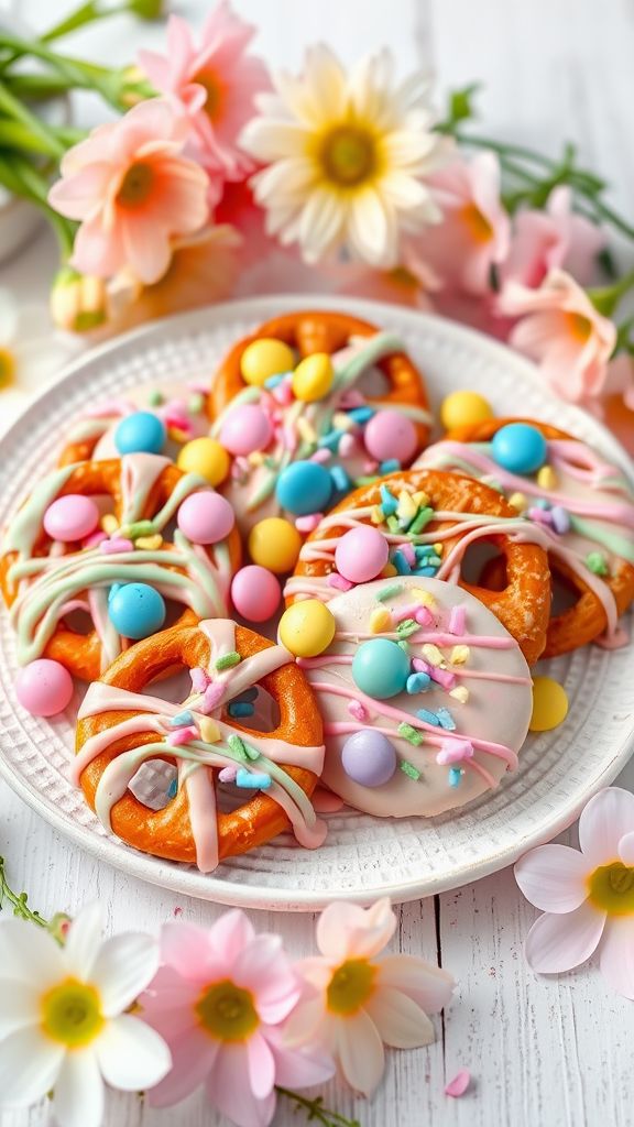 Pastel Pretzel Treats  