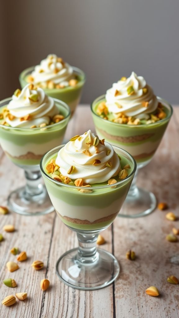 Pistachio Pudding Parfaits  