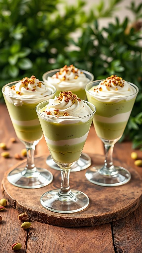 Pistachio Pudding Parfaits