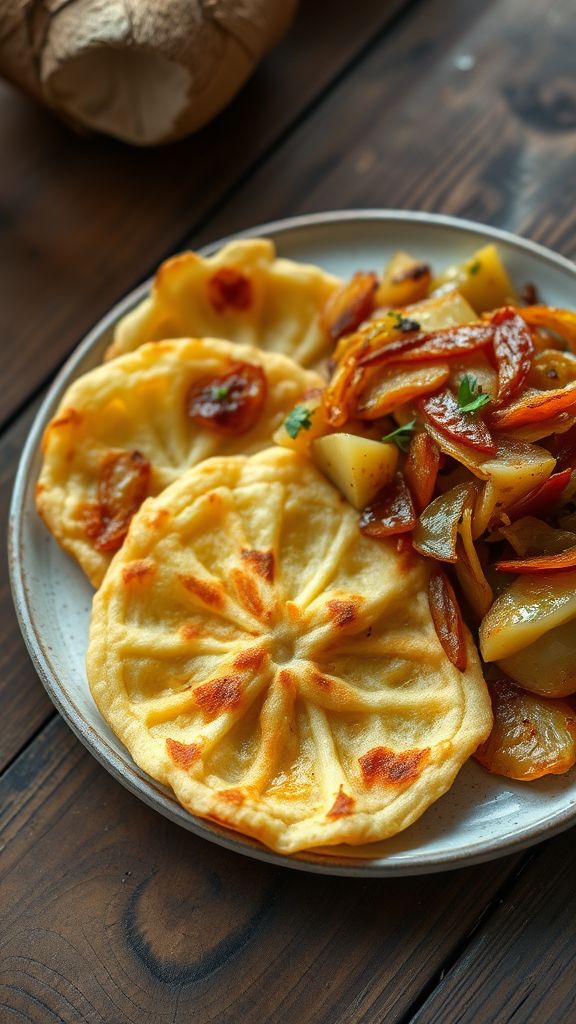 Potato Farls with Cabbage