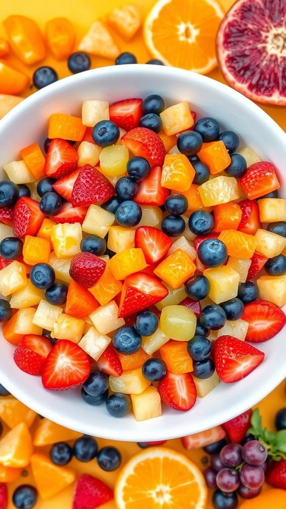 Rainbow Fruit Salad  