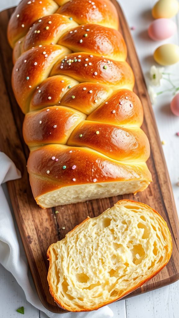 Rich Brioche Easter Bread