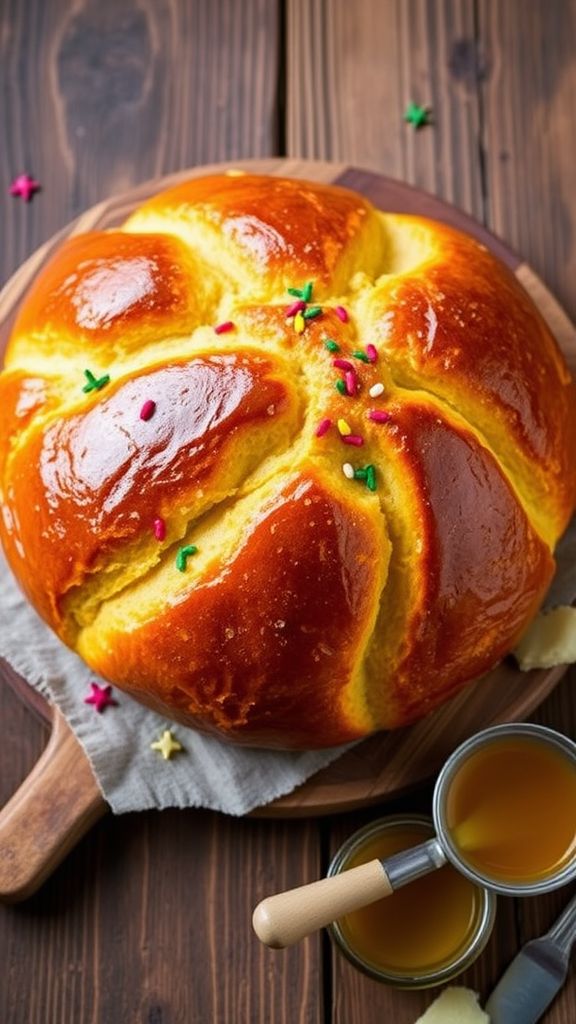 Saffron Infused Easter Bread