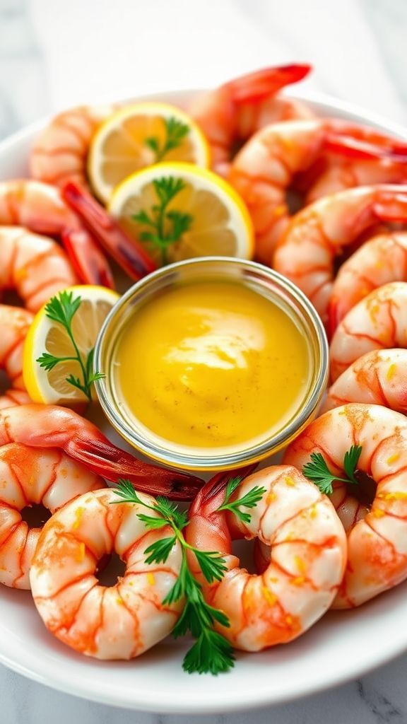 Shrimp Cocktail with Zesty Lemon Sauce