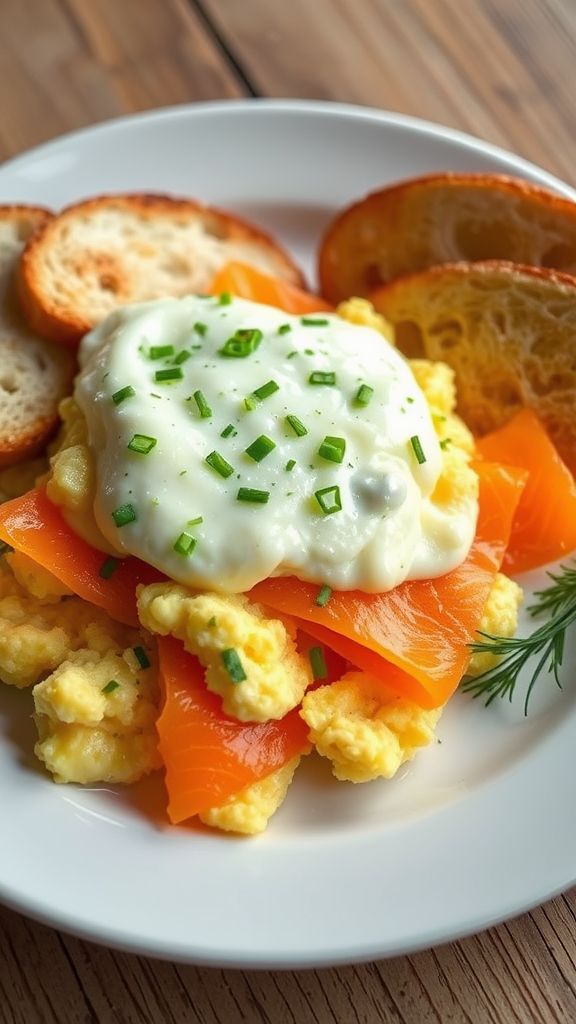 Smoked Salmon and Scrambled Eggs