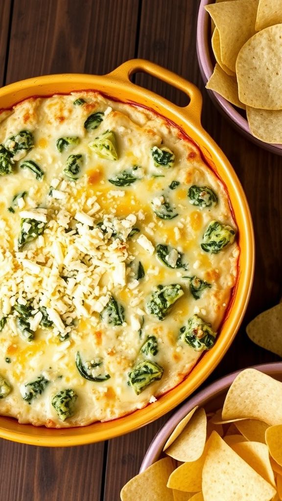 Spinach and Artichoke Dip with a Twist  