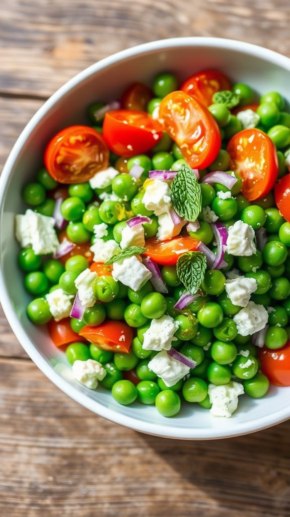 Spring Pea Salad with Feta  