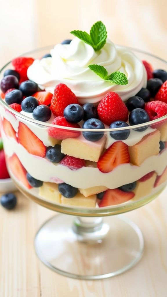 Springtime Berry Bliss Trifle