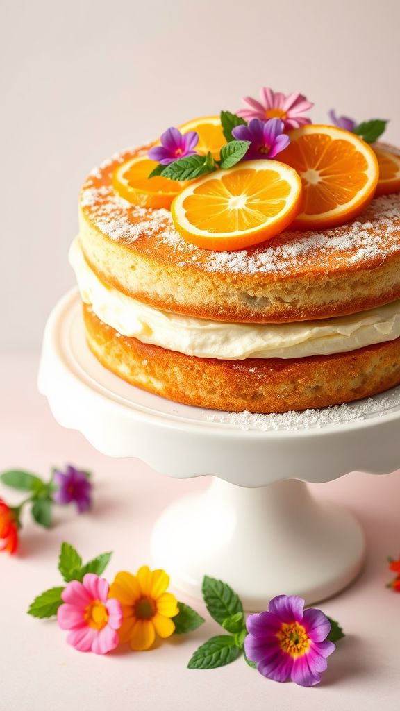 Springtime Citrus Delight Cake  