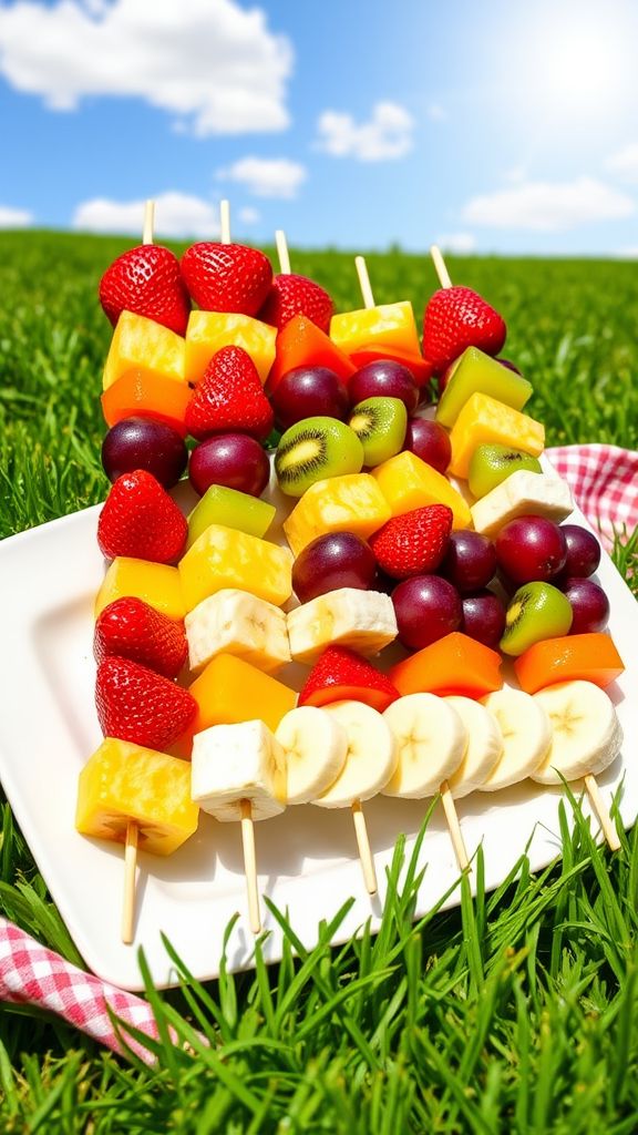 Springtime Fruit Kabobs  