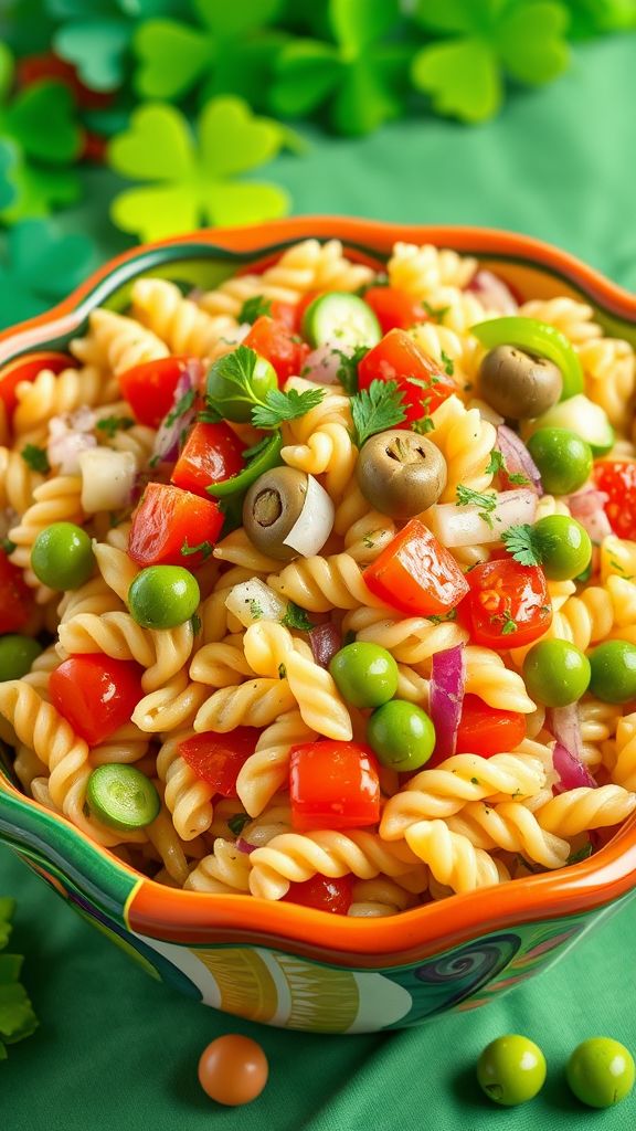 St. Paddy's Day Pasta Salad  