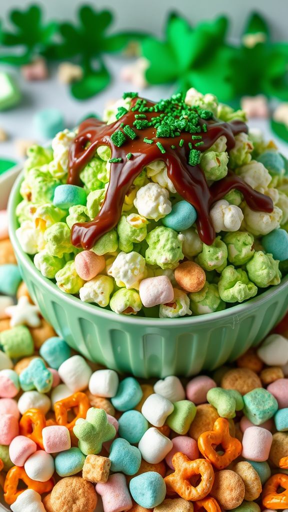 St. Patrick's Day Popcorn Mix  