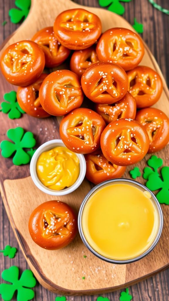 St. Patty’s Day Pretzel Bites  