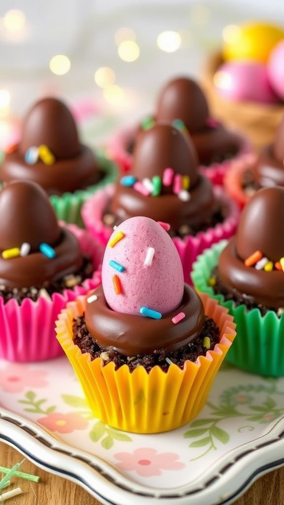 Surprise Chocolate Egg Filled Treats  