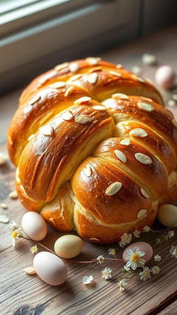 Sweet Almond Easter Bread