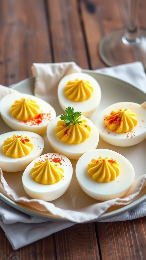 Sweet and Tangy Deviled Eggs  