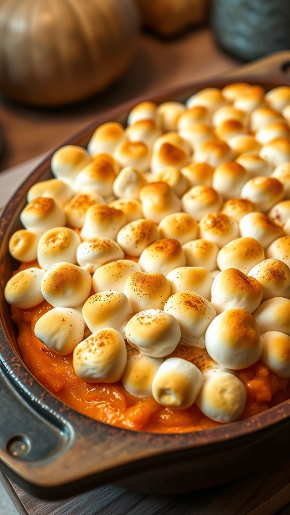 Sweet Potato Casserole with Marshmallows  