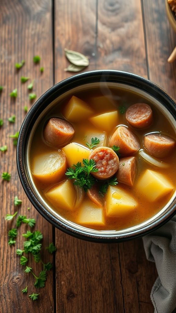 Traditional Irish Coddle Soup