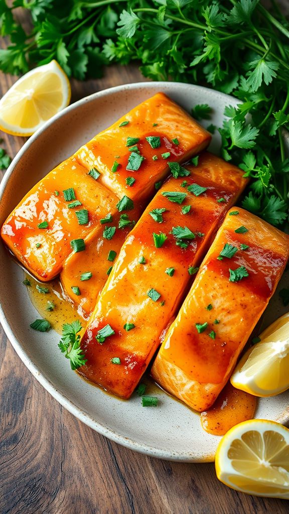 Traditional Irish Salmon with Honey-Mustard Glaze