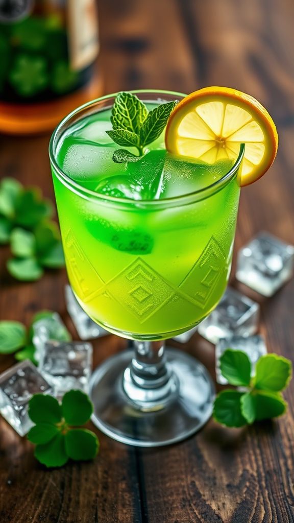 Whiskey Sour Shamrock  