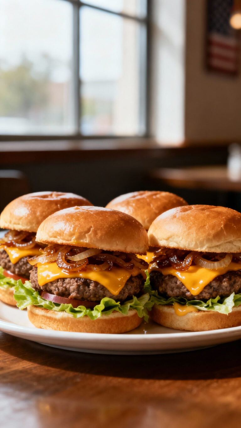 Cheeseburger Sliders - American cuisine