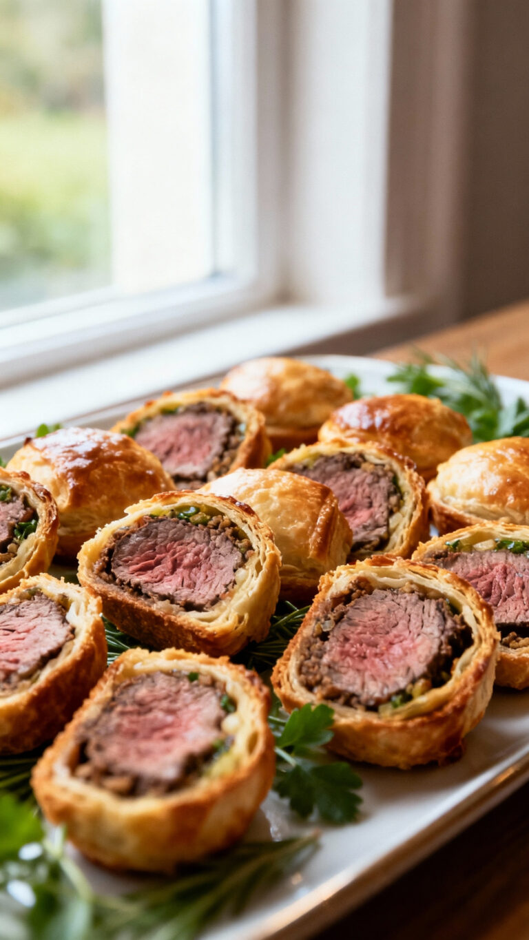 Mini Beef Wellington Bites - British cuisine