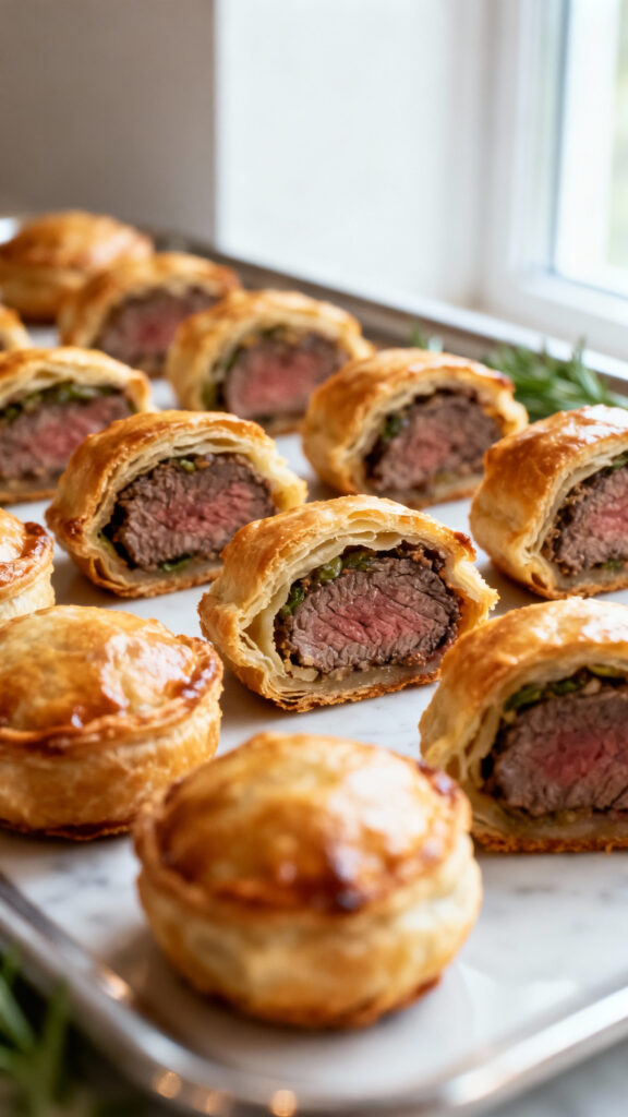 Mini Beef Wellington Bites - British cuisine