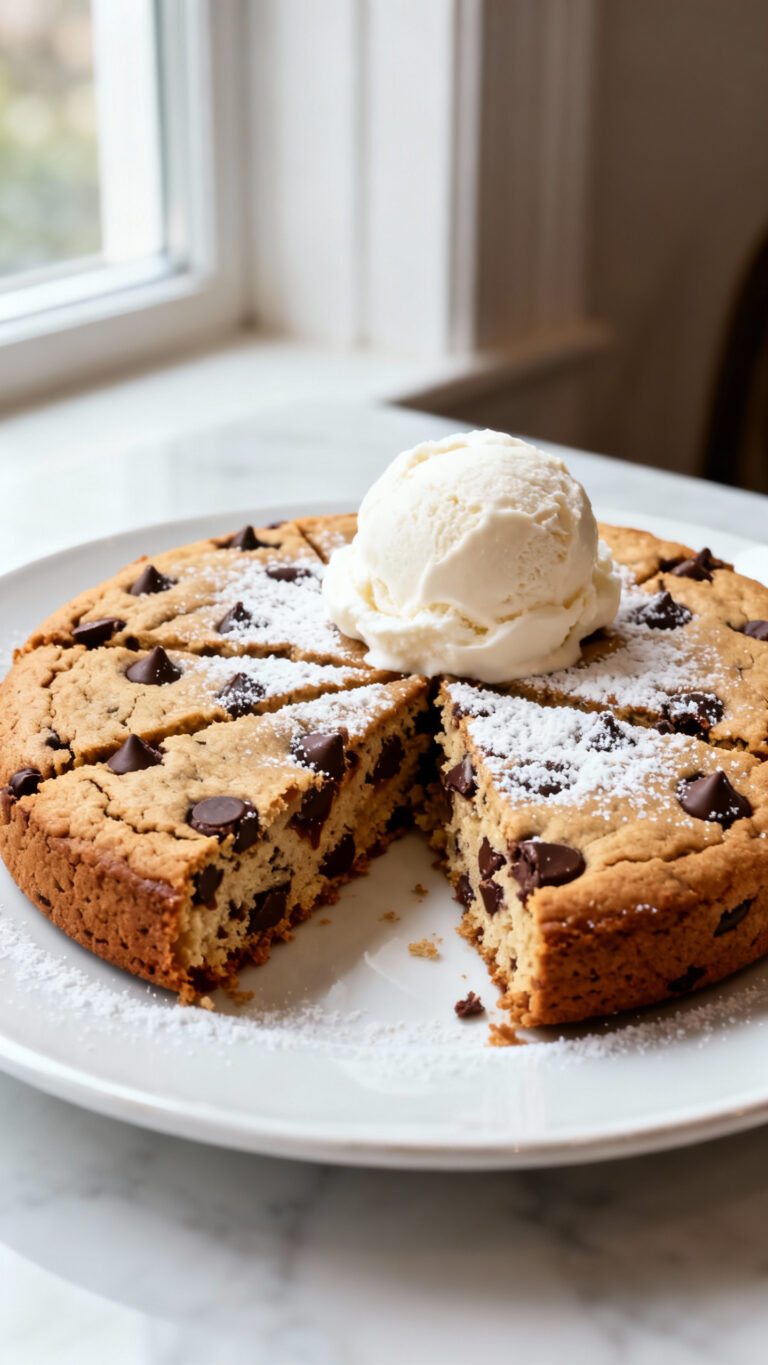Chocolate Chip Cookie Cake - American